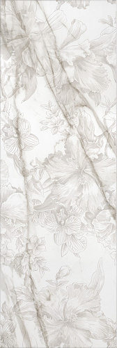 Декор MLD\A110\14001R Прадо цветы глянцевый обрезной 40x120x1, Kerama Marazzi (Керама Марацци)