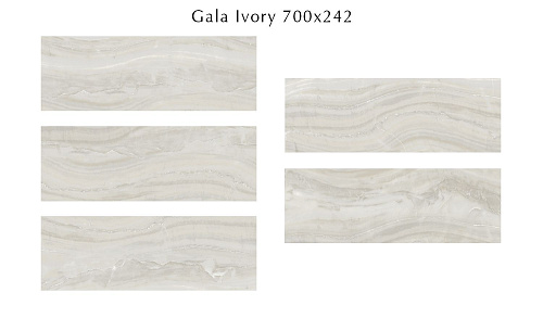 Плитка 508361101 Gala (Гáла) Ivory 24,2х70, Eletto Ceramica (Элетто Керамика)
