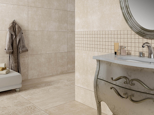 Керамогранит Granite Stone Cement (Цемент) светло-бежевый структурный 120х59,9, Idalgo (Идальго)
