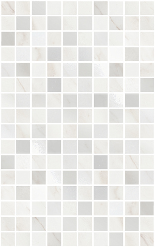 Декор MM6359 Гран Пале белый мозаичный глянцевый 25x40x0,8, Kerama Marazzi (Керама Марацци)