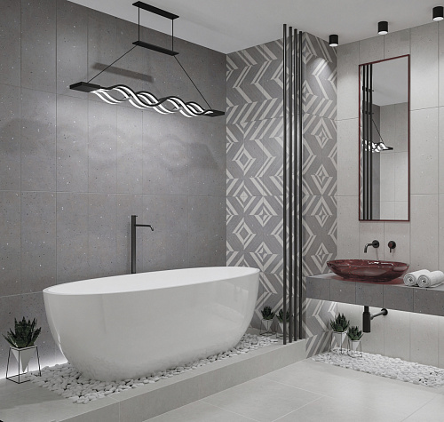 Плитка 00-00108455 Limestone (Лаймстоун) Grey Struttura 24,2х70, Eletto Ceramica (Элетто Керамика)