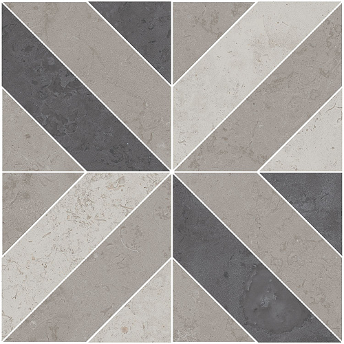 Декор ID124T Про Лаймстоун серый матовый 60x60x0,9, Kerama Marazzi (Керама Марацци)