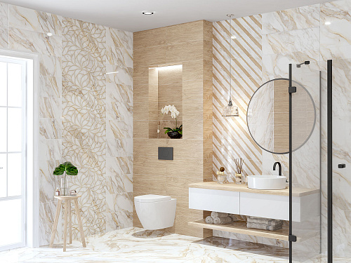 Коллекция плитки Calacatta Oro (Калакáтта Óро) 24,2х70, Eletto Ceramica (Элетто Керамика)