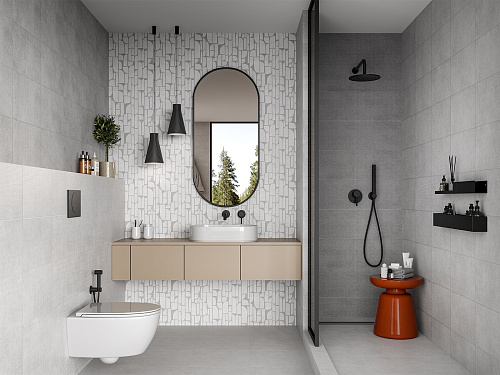 Плитка 010100001576 Форм сер низ 02 25х40, Gracia Ceramica