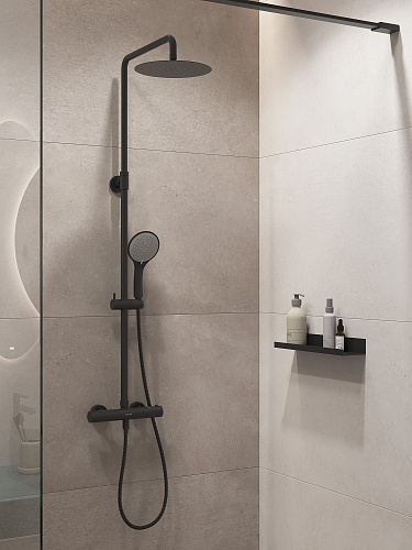 Керамогранит A17122 Futura (Футура) тонкий Soft Concrete светло-серый ректификат 60х120, Cersanit