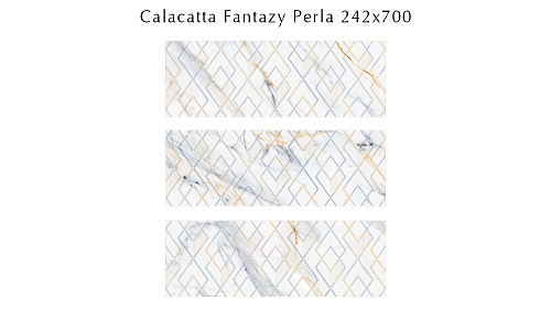 Декор 589132001 Calacatta Fantasy (Калакáтта Фэ́нтэзи) Perla 24,2х70, Eletto Ceramica (Элетто Керамика)